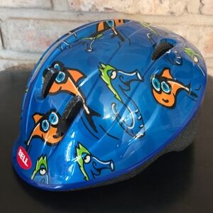 Bell Toddler Blue Fish Themed Bike Helmet - No Recalls